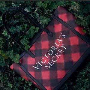 Victorias secret plaid tote